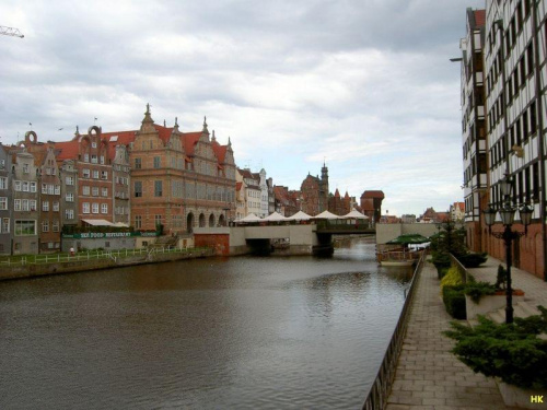 Gdansk-nad Motława,widok na Zielona Bramę #Gdańsk #miasto #zabytki #widok