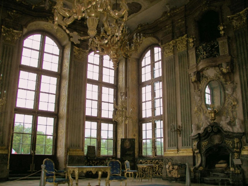 Sala Maksymiliana - reprezentacyjna sala Zamku Ksišż. #Książ #Zamek #Wałbrzych