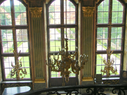 Sala Maksymiliana - widok z balkonu. #Książ #Zamek #Wałbrzych