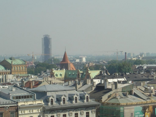 Widok z Wieży Ratuszowej #Kraków #Miasto #Wawel #Sukiennice