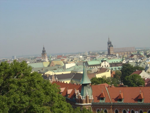 Widok z wiezy Katedry Wawelskiej #Kraków #Miasto #Wawel #Sukiennice