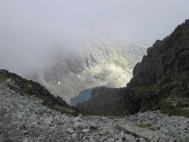 Zielony Ważecki Staw, i Dolina Ważecka z Krywania #GóryTatry