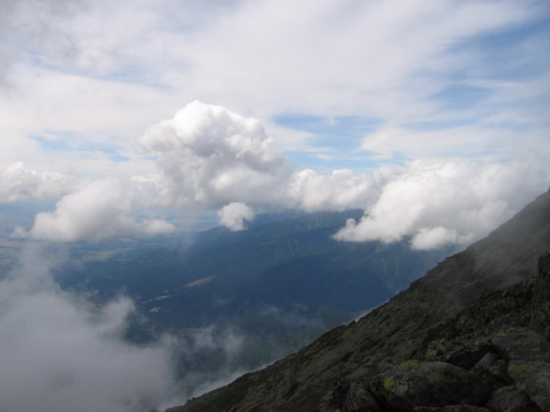 Tatry Zachodnie w chmurach #GóryTatry