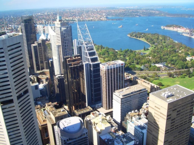 Widok z Sydney Tower