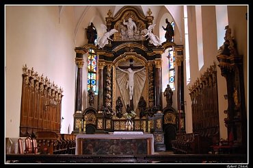 Katedra p.w. w. Piotra i Pawła - ołtarz główny #bramy #KamieniecPodolski #kościoły #miasta #mury #ulice