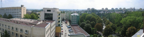 widok z ost. pietra WPiA UMCS #LublinReigPanorama