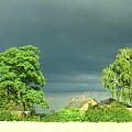 #tęcza #krajobrazy #burza
