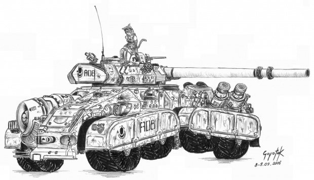 #rysunek #furry #czołg #wóz #mecha #pojazd