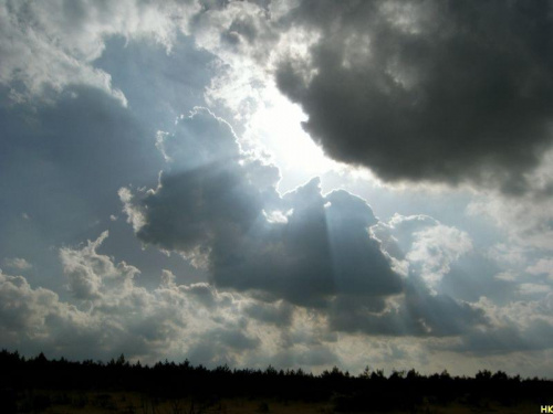 zachodzi słoneczko... #ZaChmurami #chmury #widok #wydmy #NadMorzem