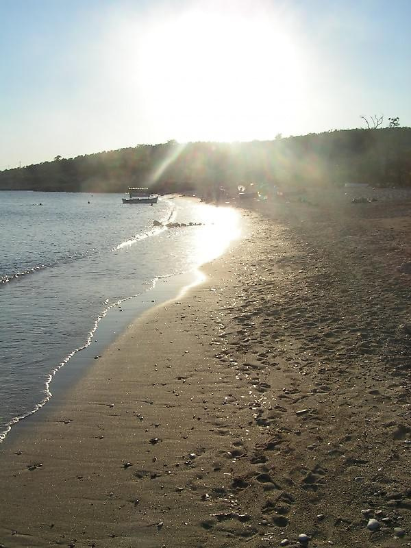 Zachód słońca, plaża Astris, Thassos #thassos #plaża #ZachódSłońca #astris