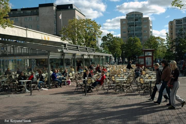 Pori. Centrum miasta.