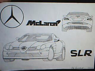 Mercedes McLaren SLR, tak naprawde jest na kartce A3
