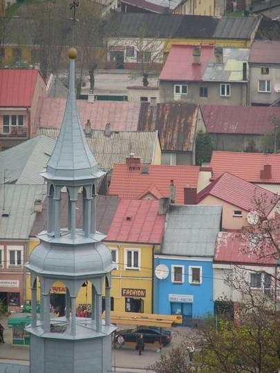 Widok z zamku na Chęciny