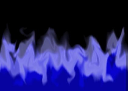 NIebieski ogień... wykonane w GIMPie...