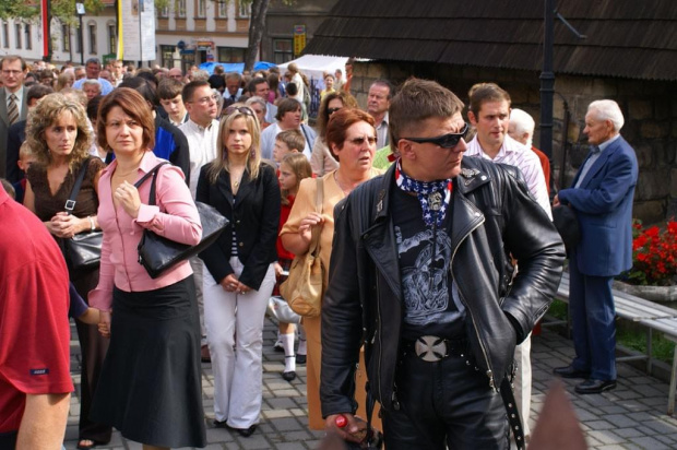 Motocyklowa Msza Święta na zakończenie sezonu - Bochnia 2006 #Bochnia #harley #motocykl #msza