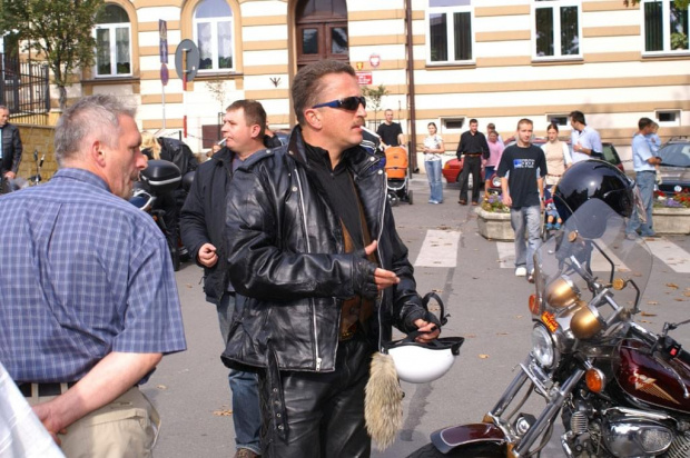 Motocyklowa Msza Święta na zakończenie sezonu - Bochnia 2006 #Bochnia #harley #motocykl #msza