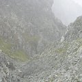 Wejście na Mięguszowiecką Przełęcz pod Chłopkiem