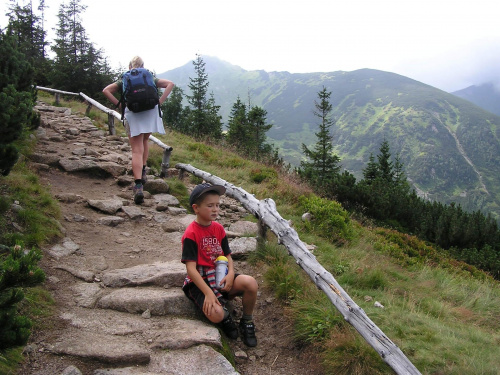 Wycieczka Kubusia na Kasprowy Wierch w Tatrach.