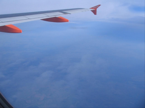 widok podczas lotu #LotniskoKrakówBalice