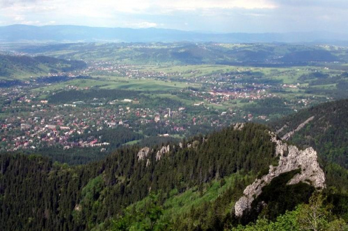 panorama z Sarniej Skały