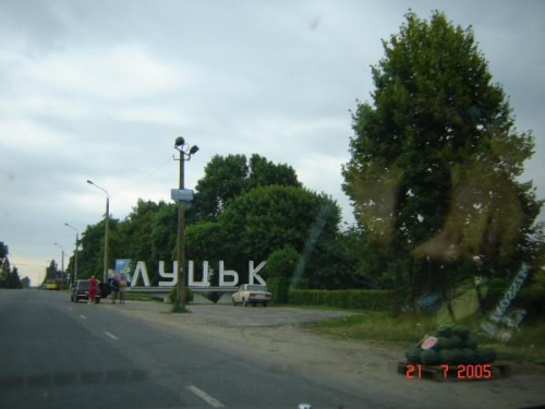 Luc'k (Łuck) - wjazd do miasta