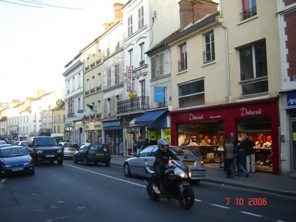 Fontainebleau - ulice w centrum