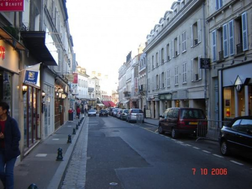 Fontainebleau - ulice w centrum