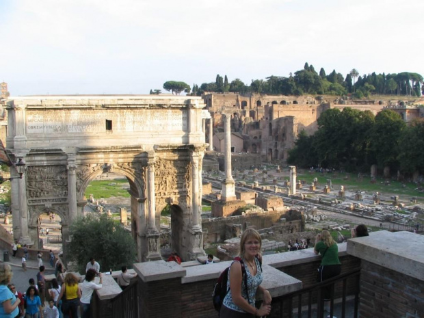 Forum Romanum - Łuk Septymiusza Sewera