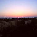 wschod slonca nad stocznia