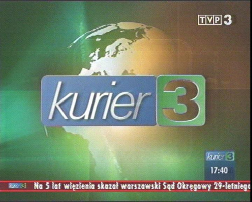 Czerwony ticker (scroller, pasek) w TVP3. #tvp3