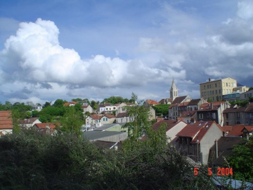 Conflans-Sainte Honorine - Widok na Kociół Saint-Maclou