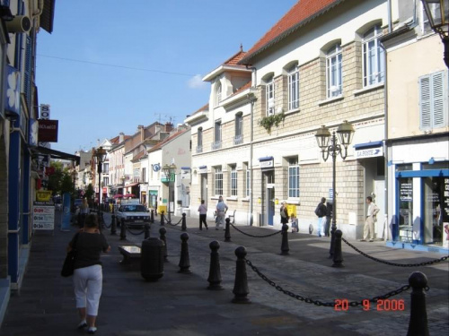 Poissy - ulice w centrum