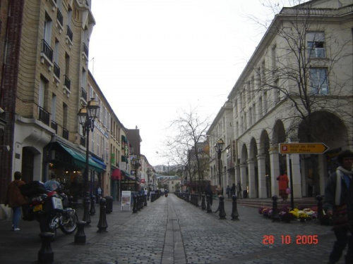 Poissy - ulice w centrum