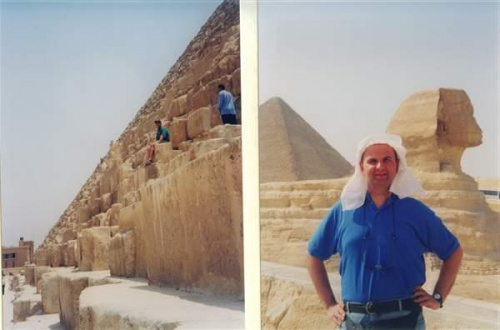 Egipt, Giza - Pod Piramidami, Sfinks #Egipt #Sfinks #PiramidaCheopsa #Afryka