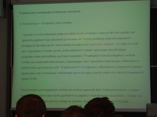 Systemy operacyjne - Wykład 02 - 16-10-2006