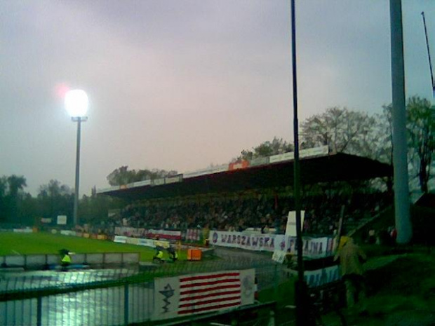 Stadion Polonii - trybuna "Kamienna" (zadaszona) #Warszawa