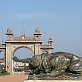 Widok od strony Pałacu, Mysore