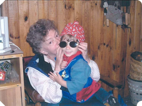 Babcia Marylka i ja.