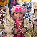 Wyspa Indian Uros na jeziorze Titicaca, Peru