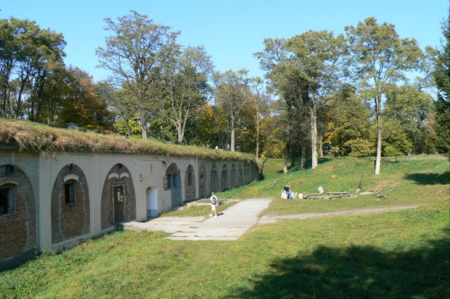 Fort Łętownia - widok od strony południowej.