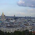 Paris VII (7. dzielnica Paryża) - widok z 1. piętra Wieży Eiffela