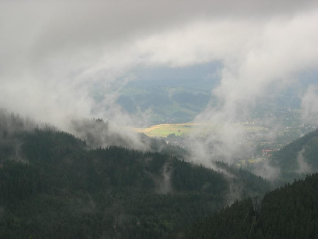 Zakopane w chmurach