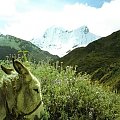 Cordilliera blanca - widok na Nevado Huandoy (prawdopodobnie), Peru