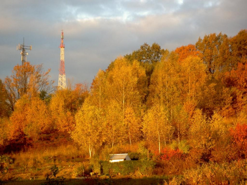 widok z okna pokoju dnia 25.10.2006 rano