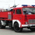 GCBA 6/32 Jelcz - ciężki samochód gaśniczy, zbiornik na wodę o poj. 6000 l., zbiornik na środek pianotwórczy o poj.600l. ,autopompa o wydajności 3200 l./min., silnik LEYLAND o mocy 178 KW, podwozie i nadwozie JELCZ, ciężar całkowity 15,7 t, kabina 1+1+...