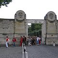 Paris, lato 2006, wejÄšÂcie na cmentarz Pere-Lachaise