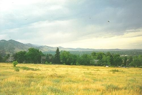 Tu zaczynają się Góry Skaliste, Boulder, Colorado