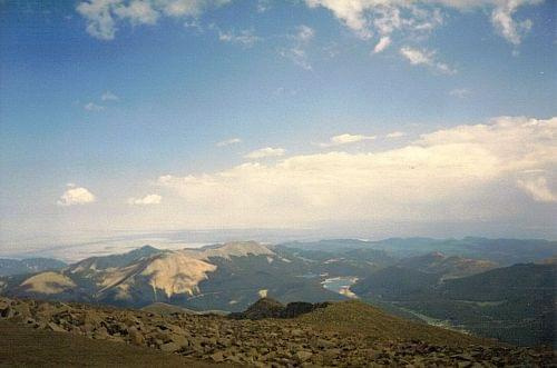 Widok z Pikes Peak (4300 mnpm), Colorado