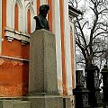 Joachim Lelewel (1786 -1861) - historyk,profesor Uniwersytetu Stefana Batorego w Wilnie,jeden z przywodcow filomackich i powstanczych.Autor popiersia z brazu-Boleslaw Balzukiewicz(1932rok) #RossaCmentarz