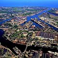 port gdanski widok z lotu ptaka